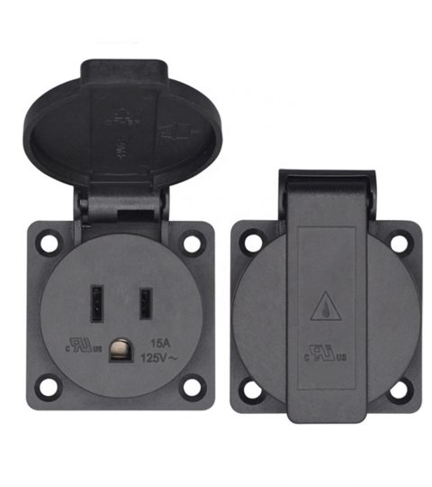 NEMA 5-15R IP44 Waterproof US Socket 15A For USA/CA Market