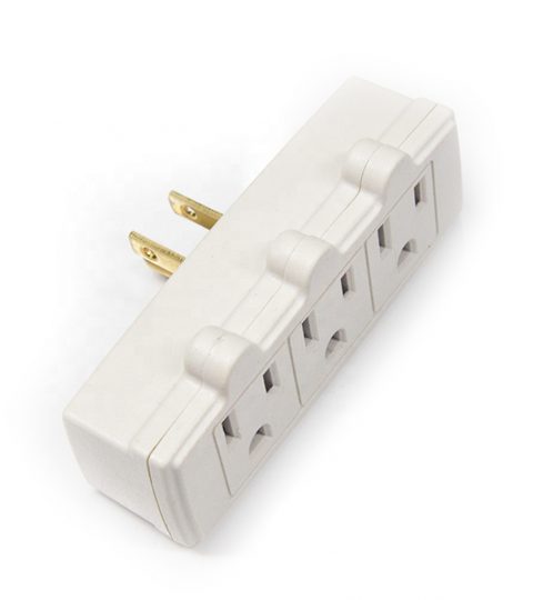 Usa Type 5-15P To 3 5-15R Wall Adaptor