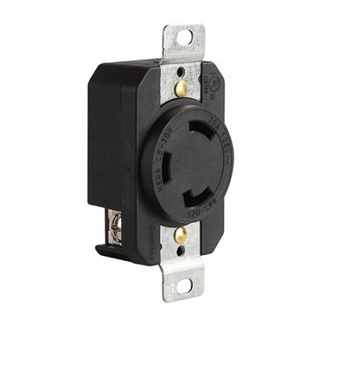 US Twisting Locking Plug And Receptacle NEMA L5-30 American Plug Socket Standard Grounding Box Or Bulk Packing Black JKS-11471