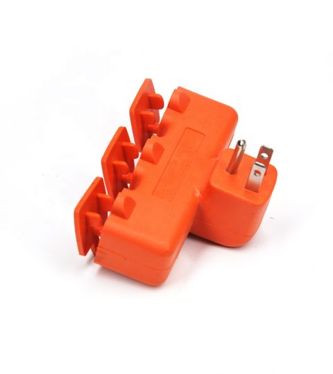 Heavy-Duty Grounded Power Tap – 3 Pack