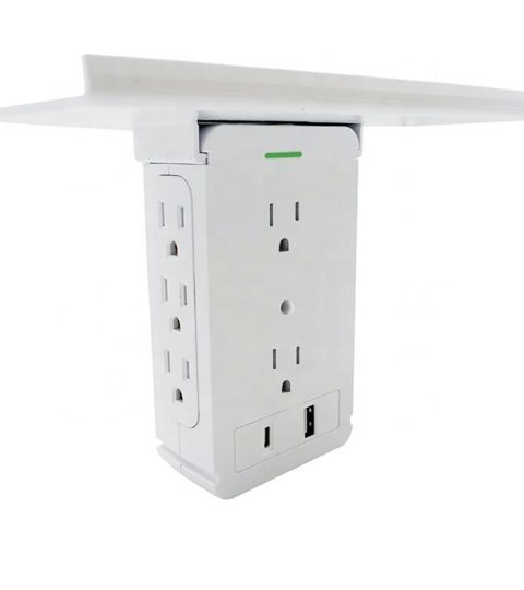 8 Outlet Surge Protector Wall Power Socket