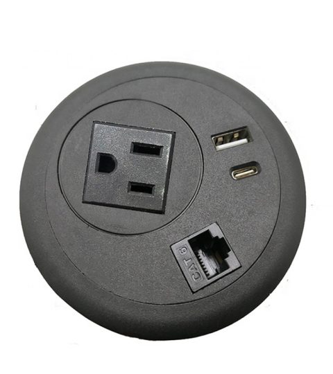 US Type Round Grommet Power Socket