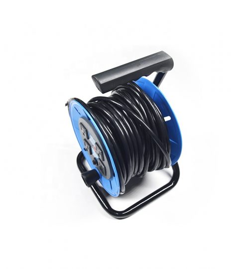 100FT Foot Extension Cord Reel With 4-Outlets And Circuit Breaker Extension Cord Reels