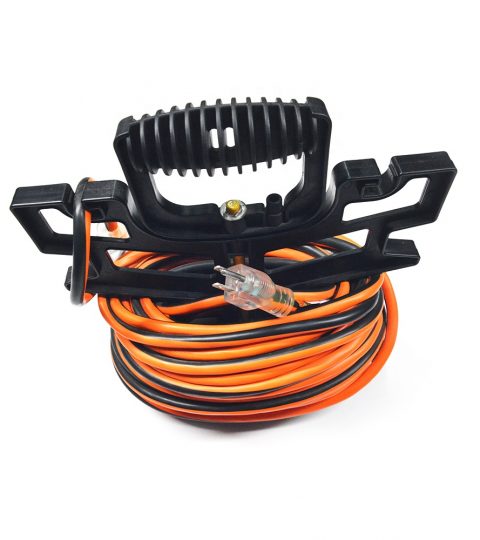 12/3 150ft Power Retractable Electrical Outdoor 220v Heavy Duty Waterproof Multi Socket Extension Cord