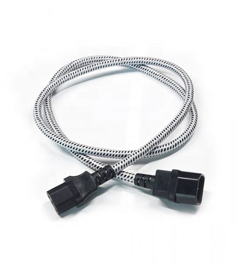 Heavy-Duty Power Extension Cord 15A, 14AWG (IEC-320-C14 To IEC-320-C13) 4-ft
