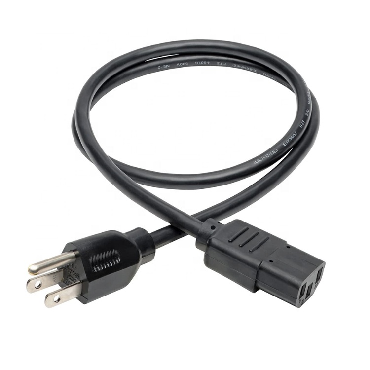 CUL listed Universal Power Cord NEMA 515P to C13 for Computer Printer