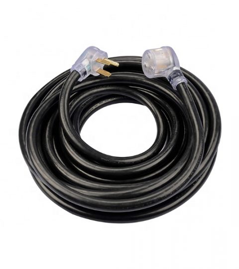 50AMP Welder Extension Cord 50 Feet 6-50P 3 Prong 6-50R Female Plug Outdoor Heavy Duty 8 AWG/3C Welding Cable