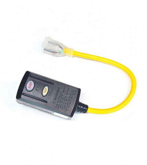 6 Inch Outdoor Locking Socket Extension Cord With 1 Electrical Power Outlets