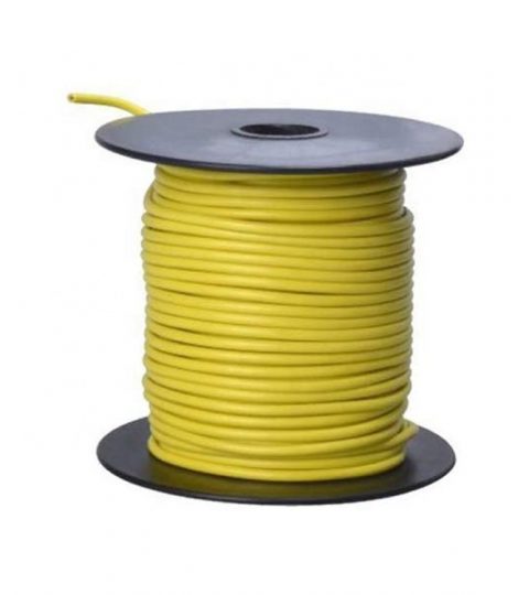 16 Gauge Automotive Copper Wire Cable For Truck Motorcycle RV Motorhome General Purpose 100foot Spoil Yellow PVC Insulated Rohs