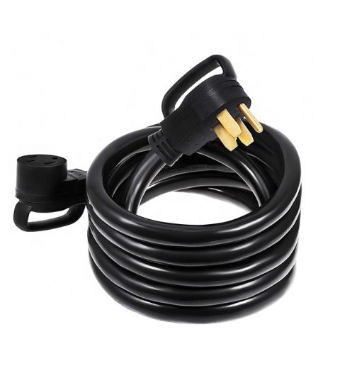 14-50P To 14-50R RV 50amp Outdoor Extension Cord ,50 Ft Extension Cord For Trailer Motorhome Camper