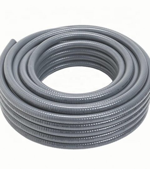 Power Whip Assembly, 1/2-Inch X 6 Ft Nonmetallic Liquid Tight Flexible Electrical Conduit And 10 Gauge Wire Single Phase Preasse