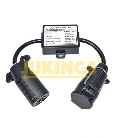USA/EU Type Trailer Connecting Cord Set Separated Brake Tail Light Circuit Copper Conductor PVC Insulation Adapter Convertible