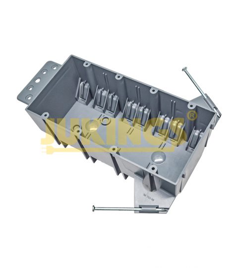 4 Gang Nail-On Nonmetallic Cable Box 60 CU In-Wall Switch Junction Electrical Switch Box With 2Hr Fire Rating