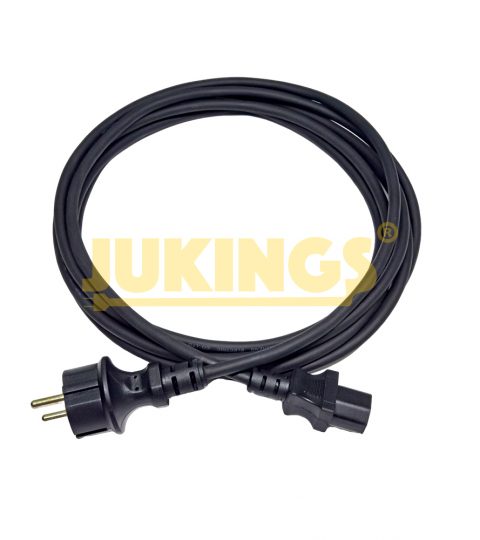 10A 250V Black European Extension Cord H05RN-F 3G1.0mm² Power Cord With AU Plug And C13 Socket