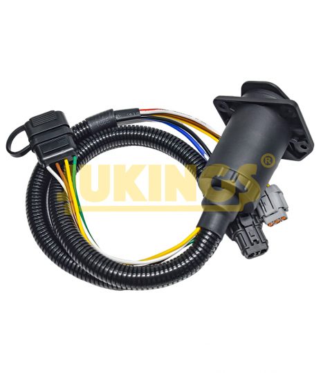 USA Style Trailer Connector With 4 Pin & 7 Pin Wiring Harness Copper Conductor PVC Insulation Material