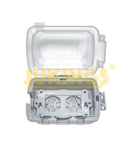 1-Gang Nonmetallic Waterproof Dustproof In-Wall Switch Junction Box Transparent Inspection Electronics Instrument Enclosure