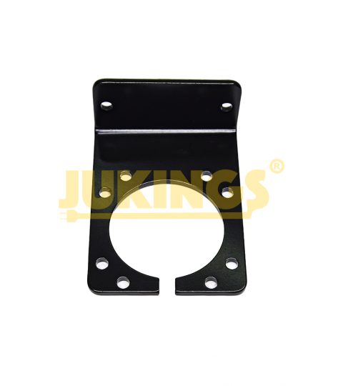 Vehicle-Side Trailer Wiring Harness Mounting Bracket For 7-Way RV Blade & 6-Pole Round Connectors – Steel RoHS-Compliant