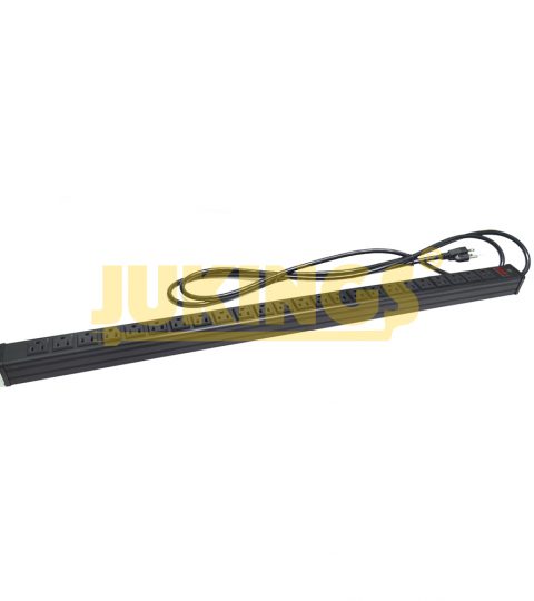 24 Outlets Surge Protector Power Strip 450 Joules 15Amp 125V Extension Socket With 9FT Copper Wire And PVC
