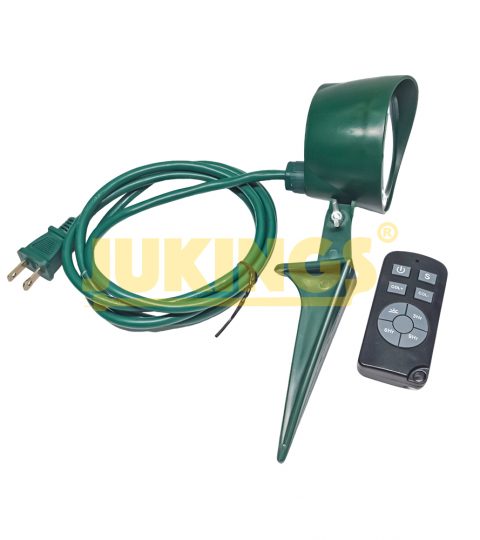 4-in-1 Colorful Lighting Effects Timer Auto Sensor 180° Rotatable Head 6FT SJTW 18/2 Cable ETL/cETL Flood Lights