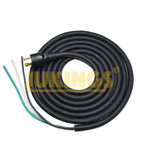 125V 30A 15FT Heavy-Duty SOOW 10/3 Gauge Outdoor Extension Cord NEMA L5-30P Plug To Bare Wire (Open Female End)