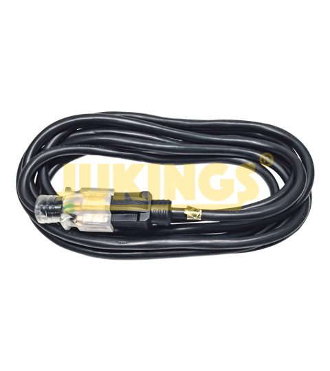 15FT Nema 5-20P To 5-20R Heavy Duty Extension Cord With Lighted End 20A 125V 12/3 SJTW Outdoor Extension Cord With 100% Copper