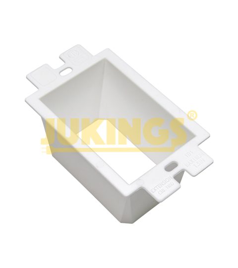 One-Gang PVC Non-Metallic Electrical Power Outlet Box Outlet Box Extender For Power Switch Receptacles Accessories