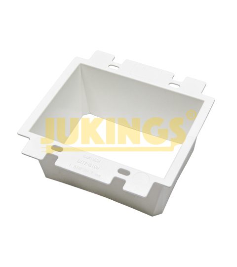 Two-Gang Power Switch Receptacle Accessories Enclosure PVC Non-Metallic Electrical Outlet Box Extender Electronics Instrument