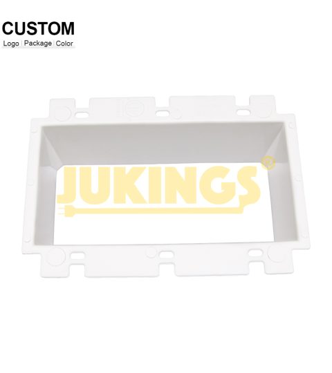 ETL Certified 3-Gang Non-Metallic Outlet Box Extender Electrical Outlet Box Extender For Power Switch Receptacles Accessories